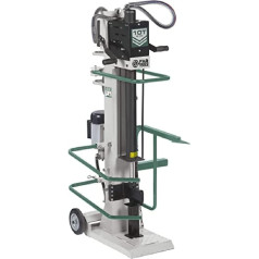 Fartools vertikālais koka šķeldotājs 3000 W, spiediena spēks 10 T (25,2 MPA), apgriezienu skaits 2800 apgr./min, griešanas garums 1060 mm un maksimālais diametrs 400 mm