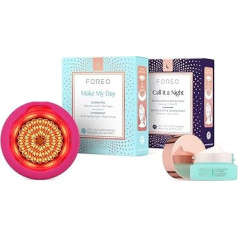 FOREO LED to Lovely UFO 3 LED komplekts - masku ādas kopšanas ierīce + 14 UFO aktivizētās maskas + IRIS Brightening C Concentrate Eye Cream 15 ml - kopšana - pilna spektra LED, NIR un sarkanās gaismas terapija