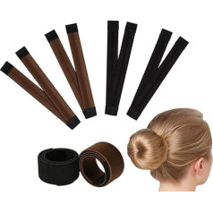 SCSpecial Hair Bun Maker 4 gabali franču Twist Bun Bands Quick Hair Bun rīks