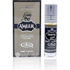 Ameer Roll-On smaržu eļļa 6ml (6 gabaliņu iepakojums), Al-Rehab (£1.25/par katru) (0382) (OPP/SAFFRON)