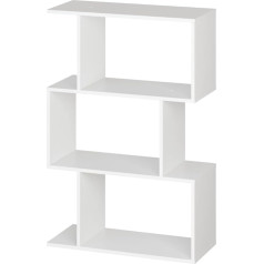 Ricoo WM075-WM Stāvplaukts 106 x 70 x 30 cm Balts - Dokumentu plaukts Grāmatu plaukts Viesistaba