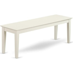 East West Furniture CAB-LWH-W Capri sols lina balta krāsā