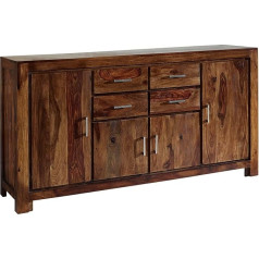 Massivmoebel24.De Sheesham masīvkoka krāsotas mēbeles Life Honey Bufete Rosewood masīvkoka masīvkoka mēbeles Solid Wood Metro Life #123