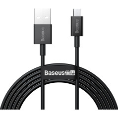 Kabeļa Superior USB-A - micro USB 2A 2m - melns