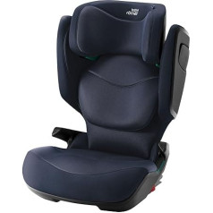 BRITAX RÖMER Kidfix Pro M bērnu sēdeklītis bērniem no 100-150 cm (i-Size) ar un bez ISOFIX, 3,5-12 gadi, nakts zils, Style