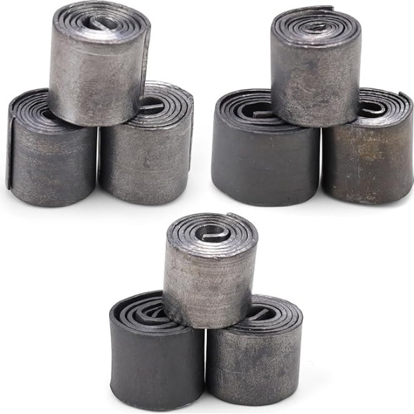 KLEHOPE Svins Makšķerēšana, 9 gabali Makšķerēšana Svins, Dropshot Svins 3 dažādu izmēru, var sagriezt pēc izmēra Makšķernieks Svins, Tackle piederumi, āra sporta zveja