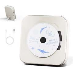 Pārnēsājams CD atskaņotājs ar caurspīdīgu vāku Skaļrunis Bluetooth USB ports