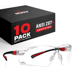 NoCry aizsargbrilles ar caurspīdīgām pret miglošanos un skrāpējumiem izturīgām lēcām