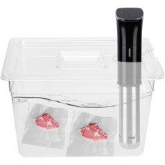 Sous Vide konteiners 11L saliekamais pop-up sous vide konteiners ar vāku sous vide cirkulācijas krāsnij kulinārijas precīzās plīts ātras uzsildīšanas plīts