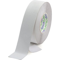 BONUS Eurotech 1bl43.10.0050/018 Pretslīdes lenta uz akrila bāzes, krepa, garums 18 x platums 50 mm, biezums 0,70 mm, PVC plēve, balta krāsa
