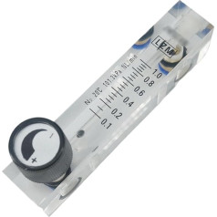 0,1-0,4 0,1-1 0,15-1,5 2-25 0,5-5 1-10 1,5-15 2-20 l/min LZM-6T N2 Stickstoff-Durchflussmesser Rotameter mit Ventil zum Eindrücken in 6 mm Rohr (0,5-5 l pro Minute)