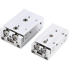 DEBLAN Gleitführungszylinder pneumatisch HLQ16X10S HLQ16X20S HLQ16X30S HLQ16X40S HLQ16X40S HLQ16X50S HLQ16X75S HLQ16X100S HLQ16X10SAS HLQ16X20SAS BS (Krāsa : HLQ16X40S, Izmērs : BS)