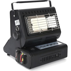 Yinleader Keramiskais gāzes sildītājs Gāzes sildītājs Āra kempinga kempinga keramiskais deglis 1,3 kW (melns)