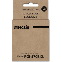 Partydeco Actis kc-570bk tinte (canon pgi-570bk aizstājējs; standarta; 22 ml; melna)