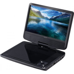 Portatīvais DVD atskaņotājs, spv 2920 melns, 9 collu tft lcd rotējošs