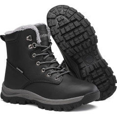 Sixspace Winterschuhe Herren Damen Winterstiefel Warm Gefüttert Schneestiefel Leicht Wanderschuhe Trekkingschuhe Rutschfest Stiefel,Gr.36-46