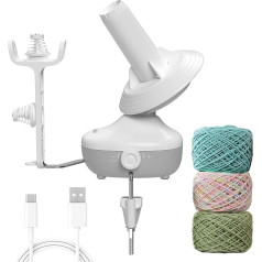 Vilnas veltnis, elektriskais dzijas uztīšanas aparāts tamborēšanai, vilnas uztīšanas aparāts ar spēcīgu spriegojumu un nepārtrauktu ātrumu, automātiskais dzijas vērpjamais aparāts adīšanai, ideāls palīglīdzeklis adīšanas mīļotājie