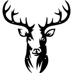 Liels briežu metāla sienas dekors 41x45cm Rustic Cabin Decor Medības Dekors dzīvojamā istaba guļamistaba māja