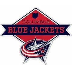 Rico Industries NHL Columbus Blue Jackets Diamond Cut Vimpelis — Mājas un viesistabas dekors — Mīksta filca EZ pakarināma