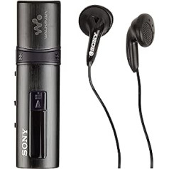 Sony NWZ-B183F Walkman (4 GB atmiņa, FM uztvērējs, USB) melns