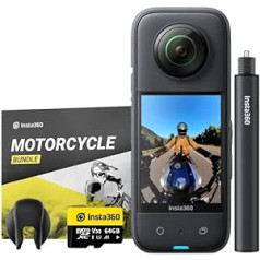 INSTA360 X3 motociklu komplekts 360° kamera