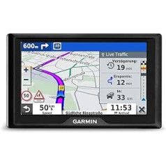 Garmin Drive 52 EU Navi — Eiropas kartes, 5 collu displejs, drošības pakete, autostāvvietas meklēšana, TripAdvisor POI