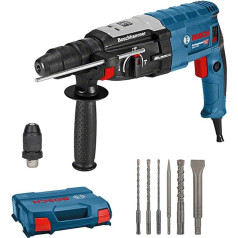 Bosch Professional GBH 2-28 F āmurs (880 W, maks. urbšanas diametrs betonā: 28 mm, 6 gab. urbju komplekts, SDS-plus, L-veida futrālī) - Amazon Edition