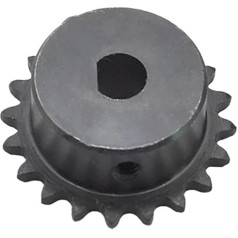 PIGENE zobratu spirālveida konusveida zobrats 04C Sprocket 45 # tērauda 20-30 zobu D Bore Industrial Sprocket Motor Chain Drive Sprocket (izmērs: 8x7mm, krāsa: 30 zobi)