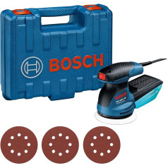 Bosch Professional GEX 125-1 AE Exzenterschleifer (125-mm-Schleifteller, 250 W, 3x Schleifblatt, im Handwerkerkoffer)