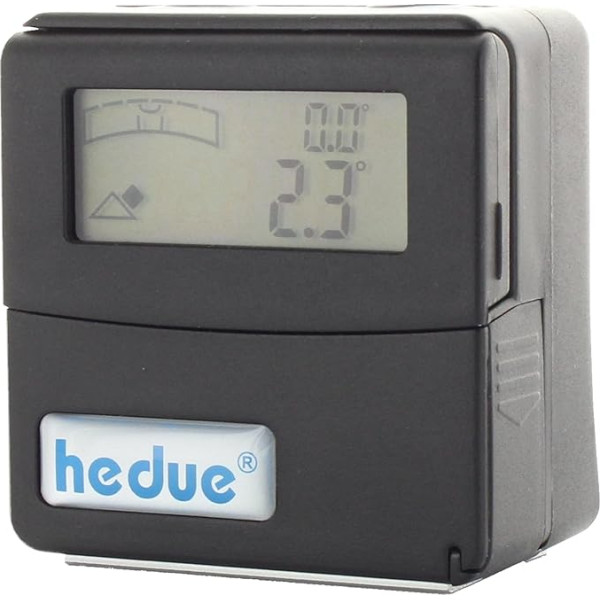 hedue® LevelBox M525 - Bevel Box magnetisch für Absolut- und Relativmessungen , Winkelmesser digital , digitale Wasserwaage & Neigungsmesser