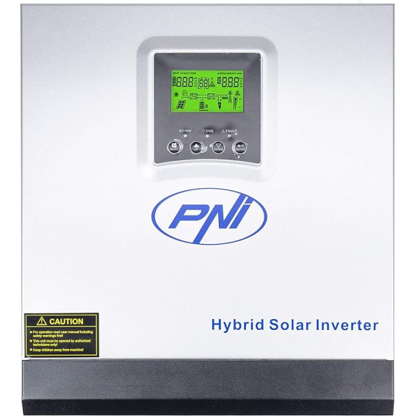 PNI Greenhouse SC1800C PRO Saules invertors 3KW 13A 3000VA 24V MPPT 60A Off Grid Pure Sine Hybrid