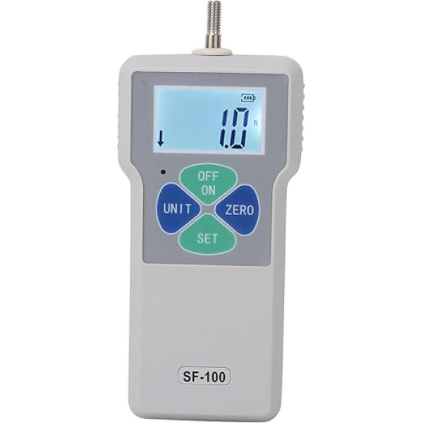 SF-100 Digitales Kraftmessgerät, Push- und Pull-Tester, 100 N Druckmessgeräte mit LCD-Display, US-Stecker (EU-Stecker)