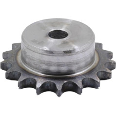 LJQDD Stirnradgetriebe Motorgetriebe aus Aluminiumlegier 1 Stück 06B 9–24 Zähne Kettenrad Kettenrad Industrie A3 Stahl geeignet for 06B Rollenkette Teilung 9,525 mm(17 Teeth)