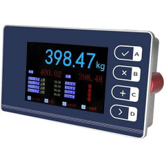 Wägezellensor Wägeanzeige Preis Rs485 Digital Force Gauge Dynamometer Controller Display Curve Instrument Enternet for die Automatisierung Hohe Präzision (Color : Standard)