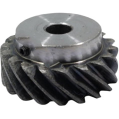 PIGENE Spline Spiral Bevel Gear 1.5m 10T-22T 45 Degree Left Handed Helical Spline Steel Offset Gear 10T 12T 13T 15T 18T 20T 22T Bore 8-12mm (Size: 10mm (Keyway 4mm), Color : 20 Teeth)