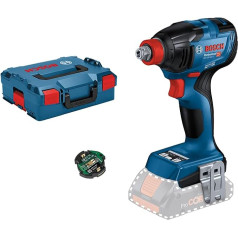 Bosch Professional 18V sistēmas akumulatora 18V Akku-Drehschlagschrauber GDX 18V-210 C (maks. Drehmoment 210 Nm, ohne Akkus und Ladegerät, inkl. 1 x Bluetooth Low Energy Modul GCY 42, L-BOXX 136)