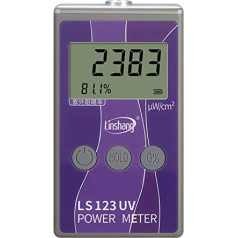 Pārnēsājamais UV starojuma mērītājs LS123 Ultravioletā starojuma jaudas intensitātes mērīšana Radiance Density Rejection Rate (LS-123)