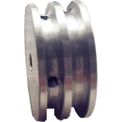 NO LOGO WJN-Motor, 1pc Doppel Groove Rundriemenscheiben-Getriebe-Rad-Modell Gürtel Motor Pulley Aussendurchmesser 40mm 6/7/8/9/9/10/11/12/14/15/16 Mm (Größe : 9mm)