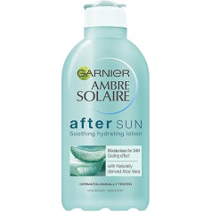 Garnier Ambre Solaire Losjons pēc sauļošanās, nomierinošs un mitrinošs, ar dabīgo alveju, 200 ml