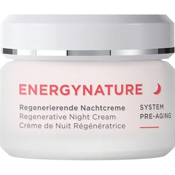 Annemarie Börlind ENERGYNATURE SYSTEM PRE-AGING reģenerējošs nakts krēms 50ml - normālai un sausai ādai - barojošs, atjaunojošs un atjaunojošs - vegāns