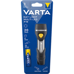 71-340# f10 varta day light multi led 5 x 5mm led hand torch