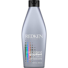 Redken Color Extend Graydiant kondicionieris, sudraba krāsas kondicionieris, pret dzelteniem toņiem, krāsu korekcija, barojošs sudraba krāsas kondicionieris mirdzošai blondai krāsai, kondicionieris pret dzelteni violetu nokrāsu