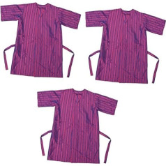 ‎Angoily Angoily Pack of 3 māsu priekšauts Throw priekšauts Matu tonis Femansoe Materiāls Curling Device Feminela Sievietes Darba bikses Korejas modes Spa Suit Coat Work Wear Miss šalle Purple