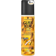 Gliss Kur Oil Nutritive Express Repair kondicionieris 6 iepakojums (6 x 200 ml)