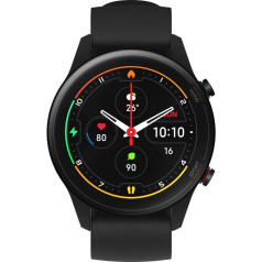 Xiaomi Mi Watch viedpulkstenis, 1,39 collu AMOLED HD displejs, mēra un uzrauga skābekļa līmeni asinīs, sirdsdarbību, stresa līmeni, miega ciklu, GPS, 17 sporta režīmi, 5 ATM, 16 dienu akumulatora darbības laiks