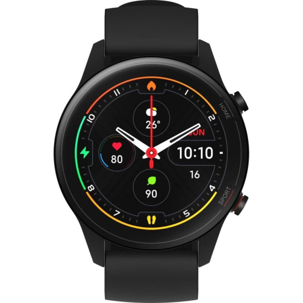 Xiaomi Mi Watch viedpulkstenis, 1,39 collu AMOLED HD displejs, mēra un uzrauga skābekļa līmeni asinīs, sirdsdarbību, stresa līmeni, miega ciklu, GPS, 17 sporta režīmi, 5 ATM, 16 dienu akumulatora darbības laiks