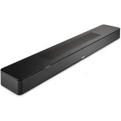 Bose Smart Soundbar - HDMI ARC Dolby Atmos ar iebūvētu Alexa balss vadību un darbojas ar Google Assistant funkciju, melns