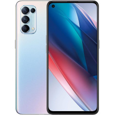 OPPO Find X3 Lite 5G - 8 GB RAM + 128 GB atmiņas bez SIM kartes viedtālrunis (6,4 collu, 64 MP četrkameru, Dual SIM) Sudraba krāsā