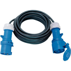 Brennenstuhl CEE-Verlängerungskabel 10m H07RN-F 3G1,5 (CEE-Kabel mit CEE-Stecker und Kupplung mit Verschlussklappe, für ständigen Einsatz im Außenbereich IP44, Made in Germany)