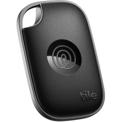 Tile by Life360 Pro (2024) - jaudīgs Bluetooth izsekošanas, atslēgu un priekšmetu meklētājs atslēgām, somām un citiem priekšmetiem. iOS un Android saderīgs. Tālruņa meklētājs. 1 iepakojums (melns)